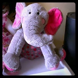 A stuffed elephant